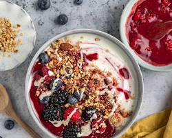 Bowl de yogur con frutas